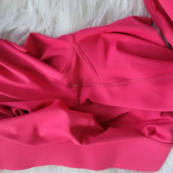 Carbon38 Tanjung Sayang Leggings Macrame Inset Hibiscus Pink Women Small - Picture 6 of 9